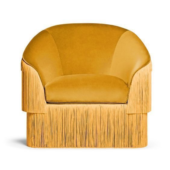 Кресло Munna желтого цвета - купить Интерьерные кресла по цене 72000.0