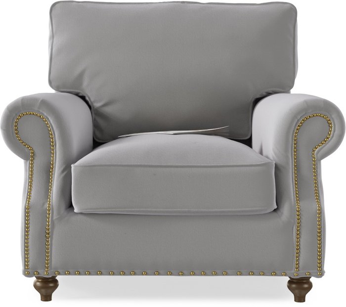 Кресло Кембридж Maxwell Gray серого цвета - купить Интерьерные кресла по цене 31300.0