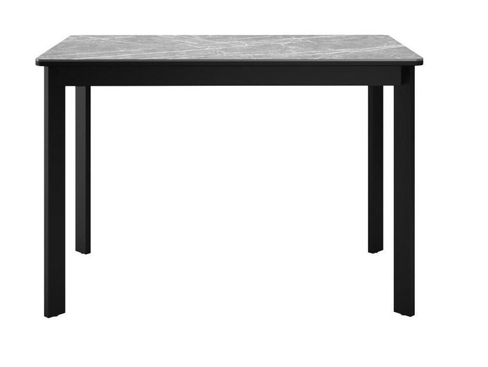 Раздвижной обеденный стол DikLine LK110 серо-черного цвета - купить Обеденные столы по цене 34690