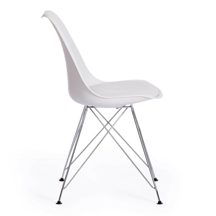 Стул Tulip Iron Chair белого цвета - купить Обеденные стулья по цене 3970.0