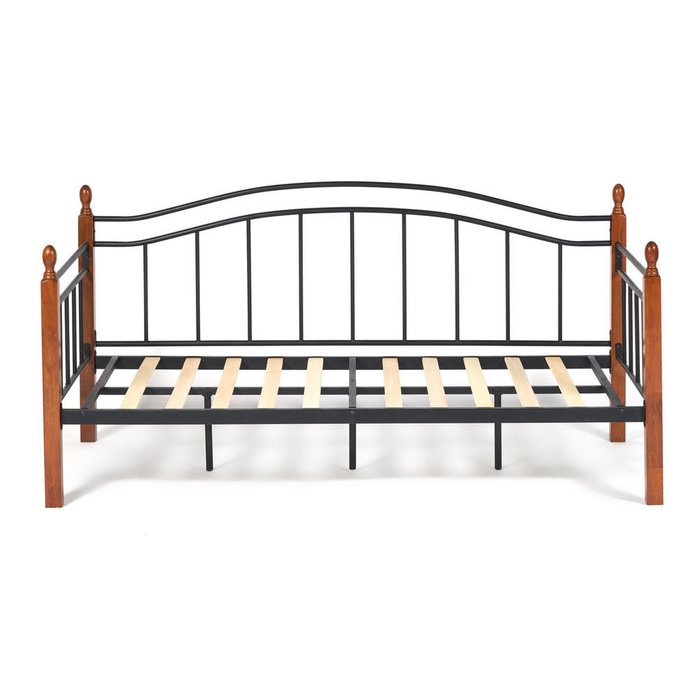 Кушетка-кровать Landler Wood slat base 90х200 из металла и дерева  - купить Кушетки по цене 19170.0