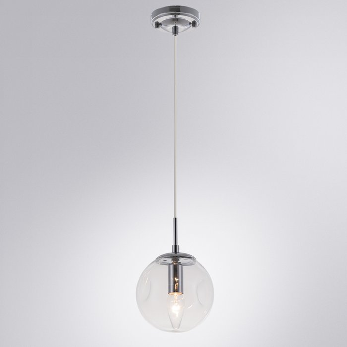 Подвесной светильник Tureis серого цвета - купить Подвесные светильники по цене 3390.0