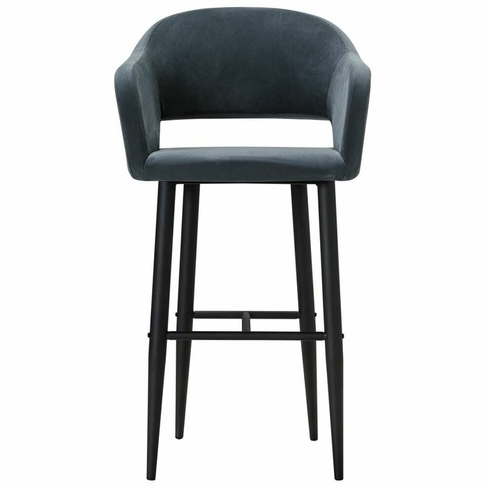 Барный стул Oscar темно-серого цвета  - купить Барные стулья по цене 13090.0