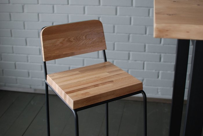 Барный стул Air черно-бежевого цвета - купить Барные стулья по цене 10900.0
