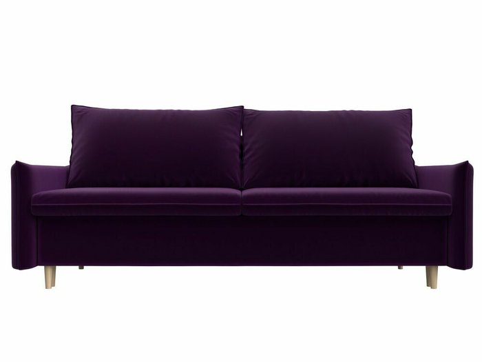 Прямой диван-кровать Хьюстон фиолетового цвета - купить Прямые диваны по цене 52999.0