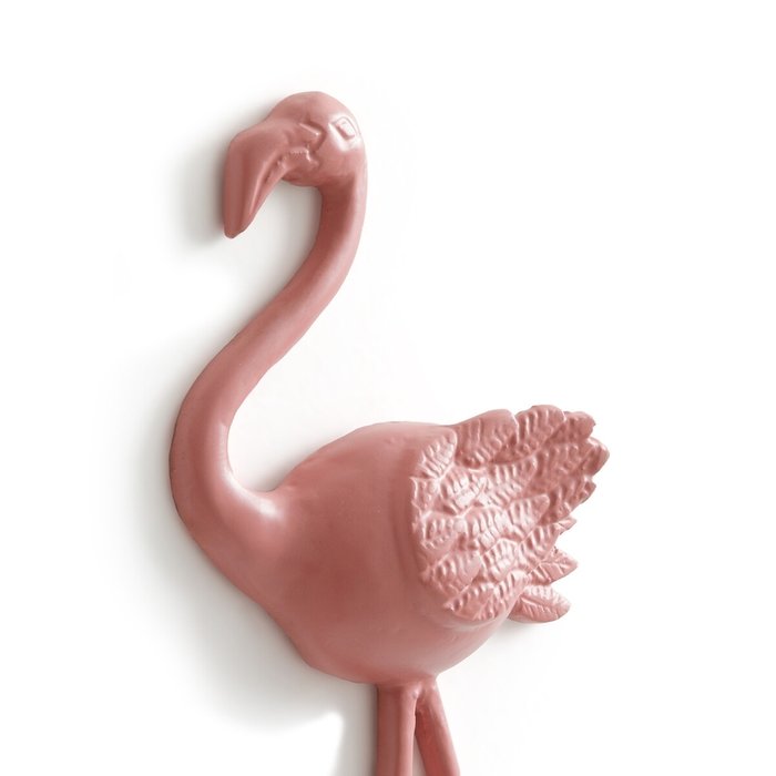 Вешалка с крючком в виде розового фламинго Malou розового цвета - купить Крючки по цене 2573.0