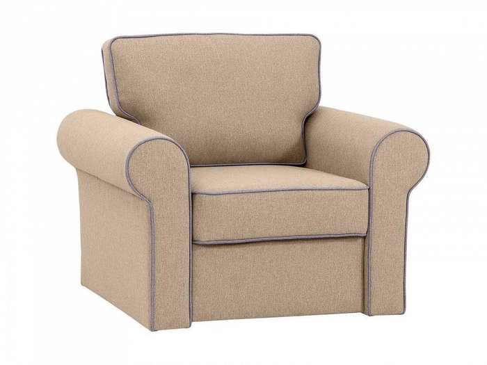 Кресло Murom бежевого цвета - купить Интерьерные кресла по цене 43830.0