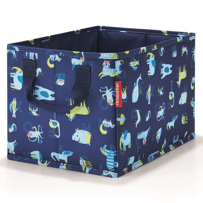 Коробка для хранения детская Storagebox abc friends blue темно-синего цвета