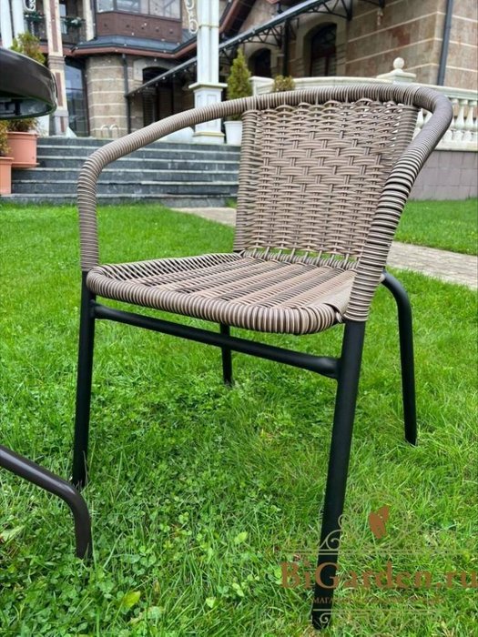 Садовый стул Terszza бежевого цвета - лучшие Садовые стулья в INMYROOM