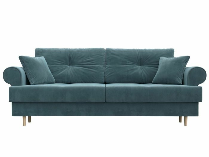 Диван-кровать Сплин бирюзового цвета  - купить Прямые диваны по цене 46999.0