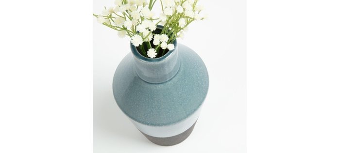 Керамическая ваза Cokkie голубого цвета - купить Вазы  по цене 3190.0