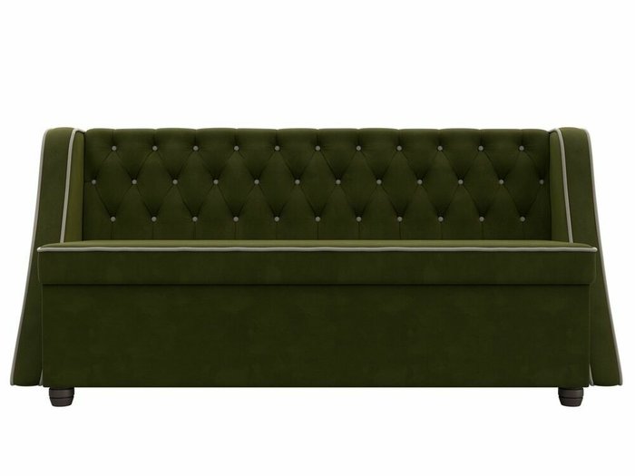 Кухонный прямой диван Лофт зеленого цвета - купить Прямые диваны по цене 45999.0