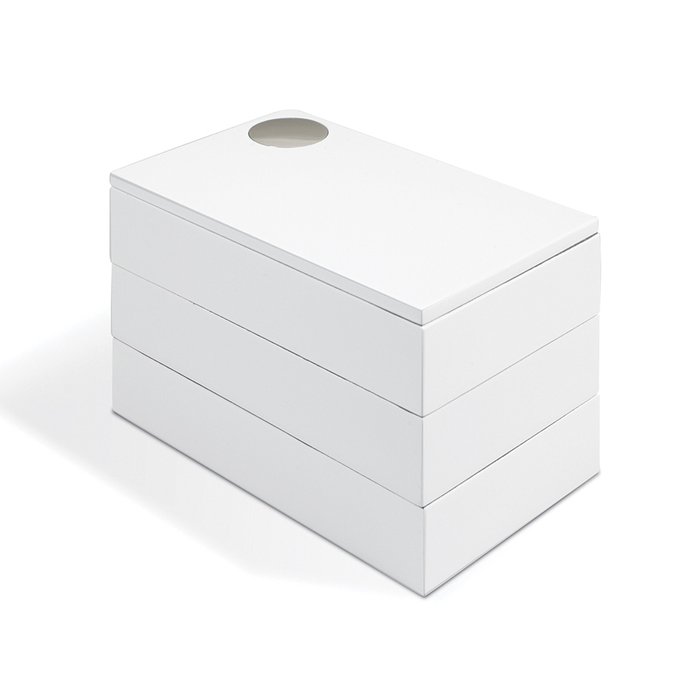 Шкатулка Umbra spindle белая Шкатулка Umbra spindle белая