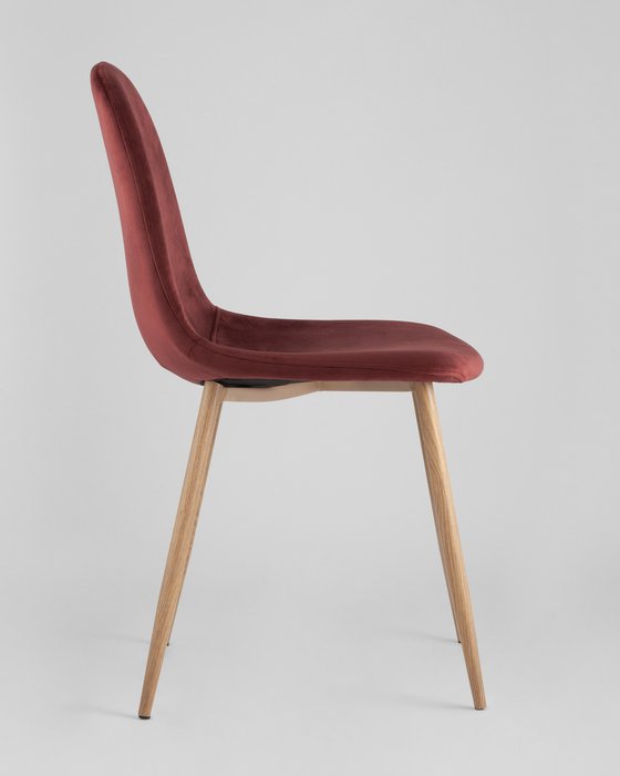 Стул Валенсия бордового цвета - лучшие Обеденные стулья в INMYROOM