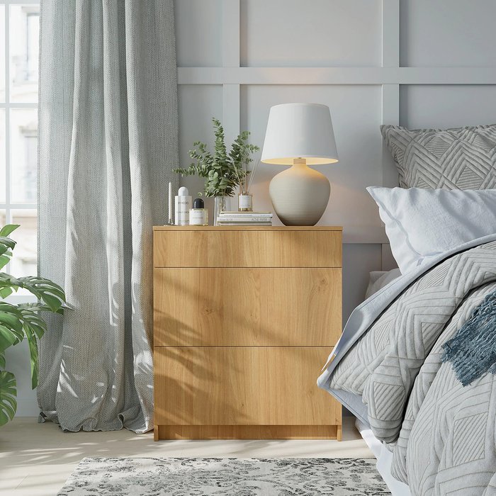 Комод Base Nature бежевого цвета - купить Комоды по цене 21560.0