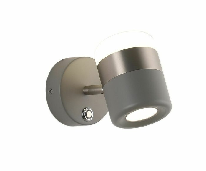 Настенный светильник Fiero серого цвета - купить Бра и настенные светильники по цене 5050.0