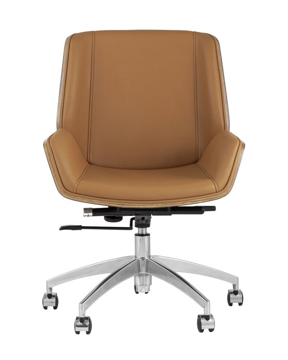 Кресло офисное Top Chairs Crown коричневого цвета - купить Офисные кресла по цене 26476.0