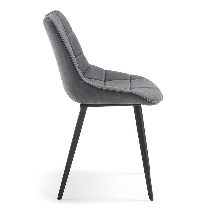 Стул металлический ADAH черного цвета - лучшие Обеденные стулья в INMYROOM