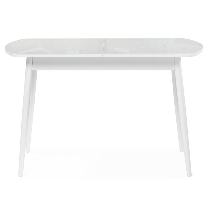 Раздвижной обеденный стол Бейкер белого цвета - купить Обеденные столы по цене 11146.0