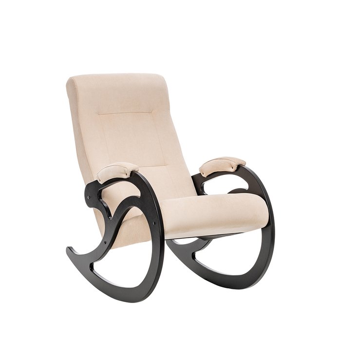 Кресло-качалка бежевого цвета