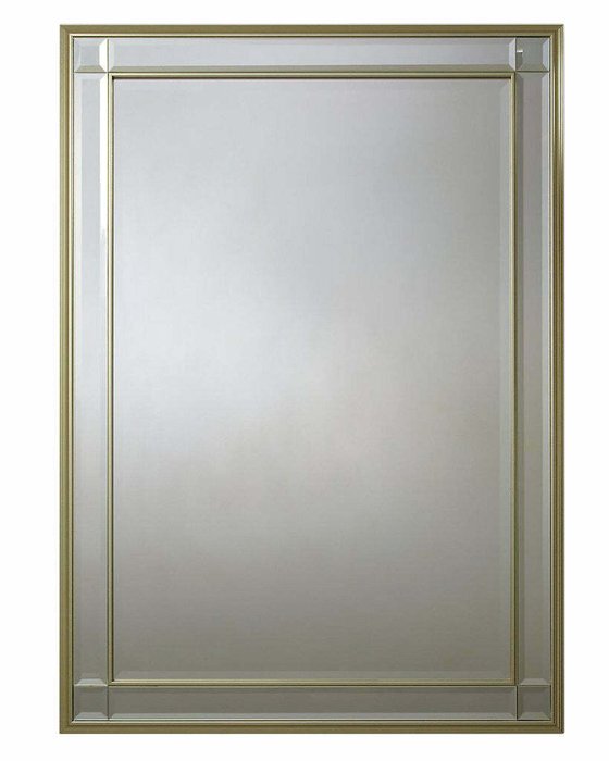 Настенное зеркало Дорсет Soho Silver в раме серебряного цвета 