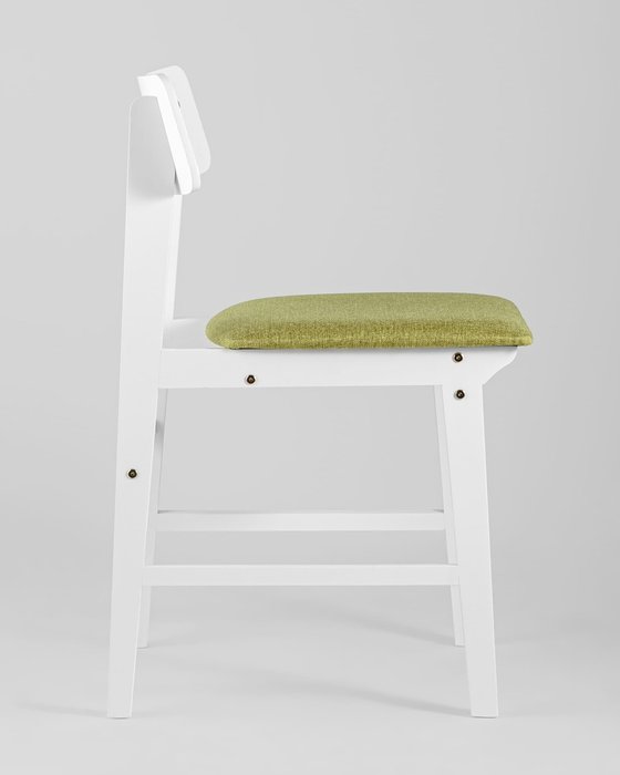 Набор из двух стульев Oden бело-зеленого цвета. - лучшие Обеденные стулья в INMYROOM