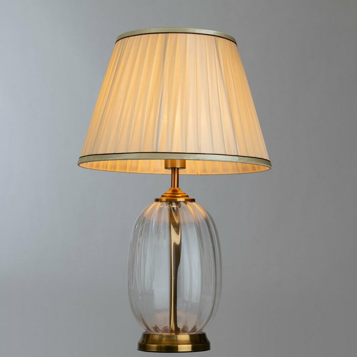 Настольная лампа Baymont с белым абажуром - купить Настольные лампы по цене 12990.0