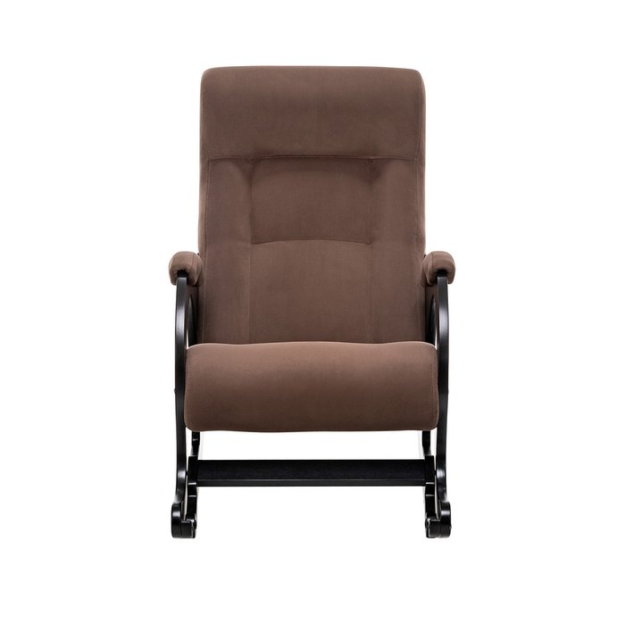 Кресло-качалка Модель 44 коричневого цвета - купить Интерьерные кресла по цене 15933.0
