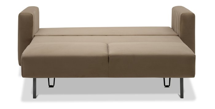 Диван-кровать Эмма мини коричневого цвета - лучшие Прямые диваны в INMYROOM