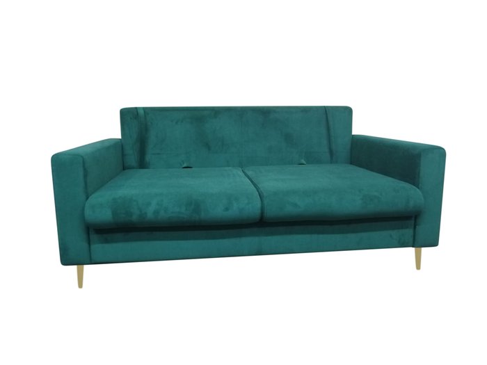 Диван-кровать Рич зеленого цвета - купить Прямые диваны по цене 84570.0