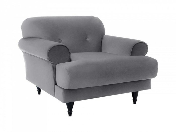 Кресло Italia серого цвета - купить Интерьерные кресла по цене 52470.0