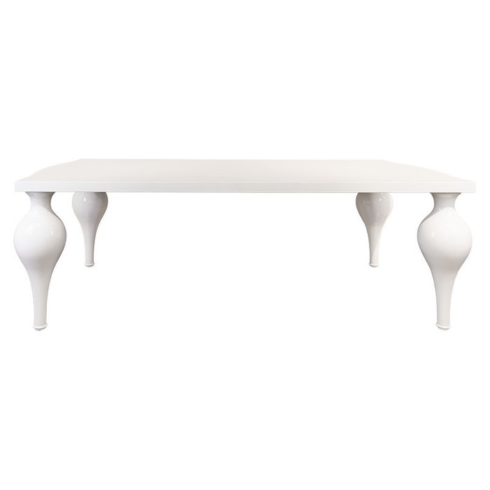 Обеденный стол Palermo с отделкой белым блестящим лаком - купить Обеденные столы по цене 113340.0
