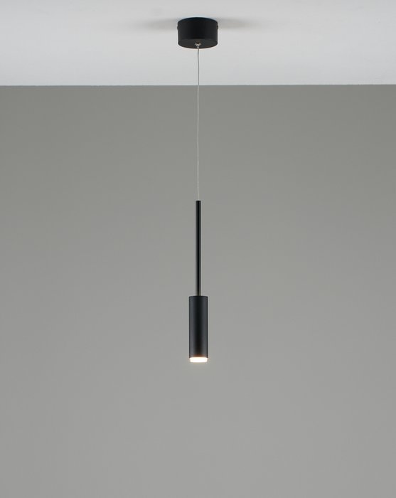Подвесной светодиодный светильник Rin черного цвета - купить Подвесные светильники по цене 4690.0