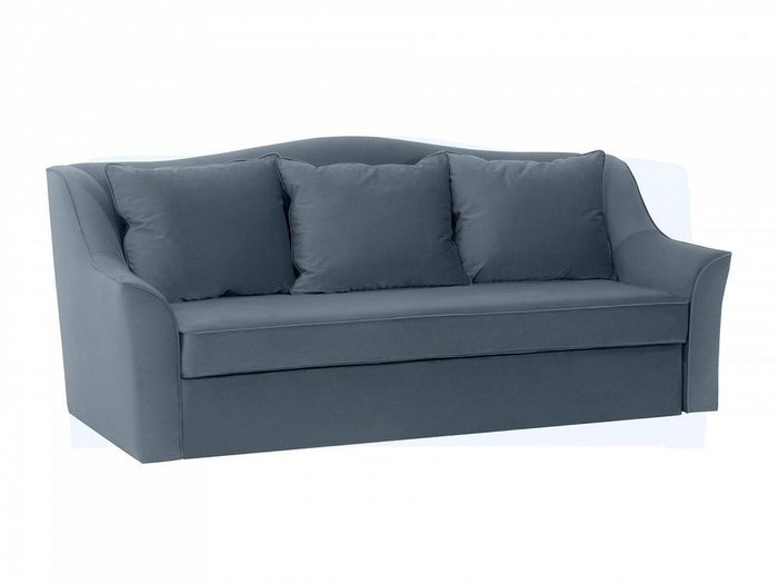 Диван-кровать Vermont серо-синего цвета  - купить Прямые диваны по цене 76890.0