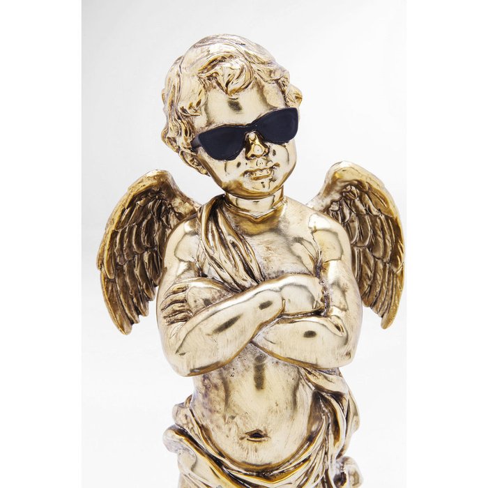 Статуэтка Cool Angel золотого цвета - лучшие Фигуры и статуэтки в INMYROOM