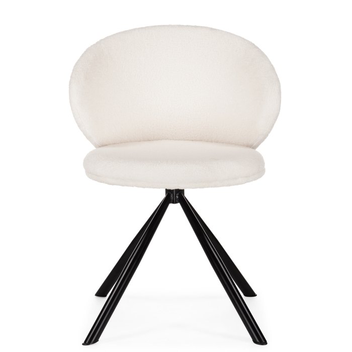 Стул крутящийся Solomon белого цвета - купить Обеденные стулья по цене 9980.0