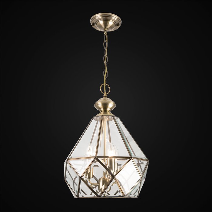 Citilux Витра-1 CL442130 Люстра подвесная витражная Бронза Citilux Витра-1 CL442130 Люстра подвесная витражная Бронза