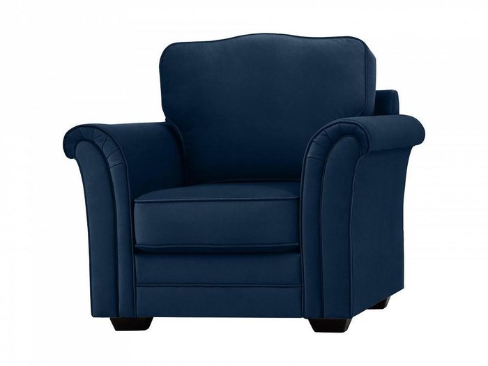 Кресло Sydney темно-синего цвета - купить Интерьерные кресла по цене 51390.0