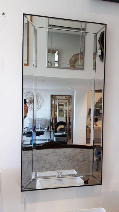 Настенное зеркало Флоренс в стеклянной раме  - лучшие Настенные зеркала в INMYROOM