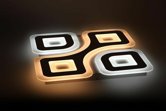 Потолочный светильник Geo Б0050919 (акрил, цвет белый) - купить Потолочные светильники по цене 7904.0