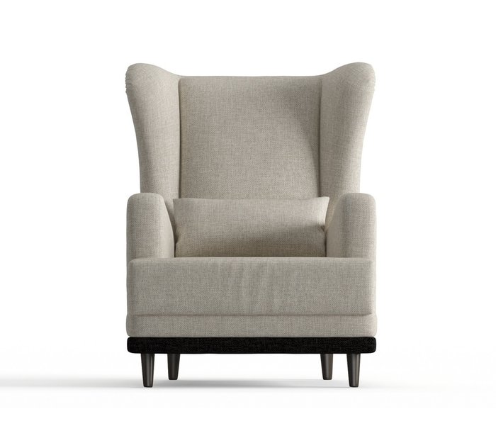Кресло Грэмми в обивке из рогожки бежевого цвета - купить Интерьерные кресла по цене 10190.0