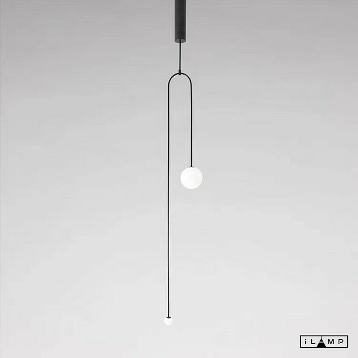 Подвесной светильник iLamp NORTH 8628P/2 BLACK&WHITE Подвесной светильник iLamp NORTH 8628P/2 BLACK&WHITE