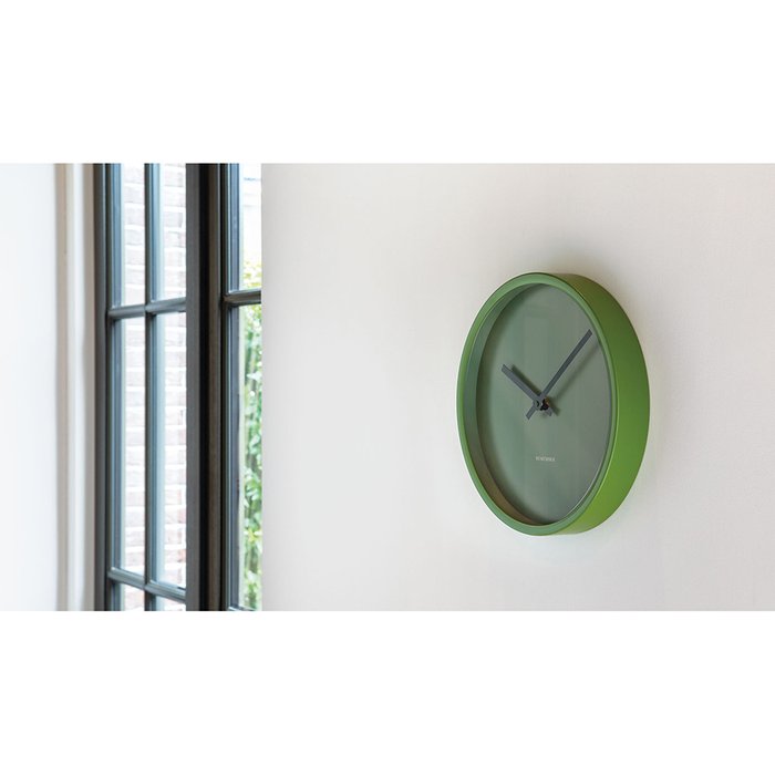 Часы настенные Forest зеленого цвета - купить Часы по цене 8840.0