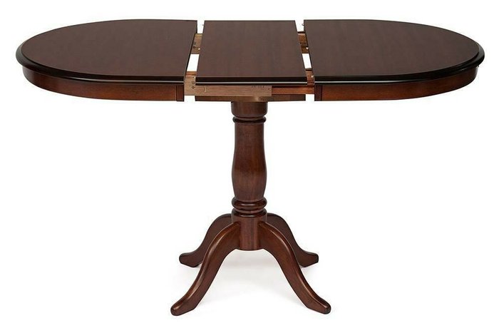Стол обеденный раскладной Solerno коричневого цвета - купить Обеденные столы по цене 18230.0