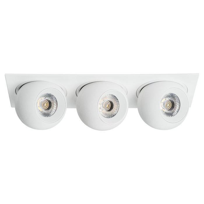 Светильник INTERO LED 9W*3 850LM*3 24G БЕЛЫЙ 4000K (217536+217064+217064+217064) - лучшие Встраиваемые споты в INMYROOM Светильник INTERO LED 9W*3 850LM*3 24G БЕЛЫЙ 4000K (217536+217064+217064+217064) - лучшие Встраиваемые споты в INMYROOM