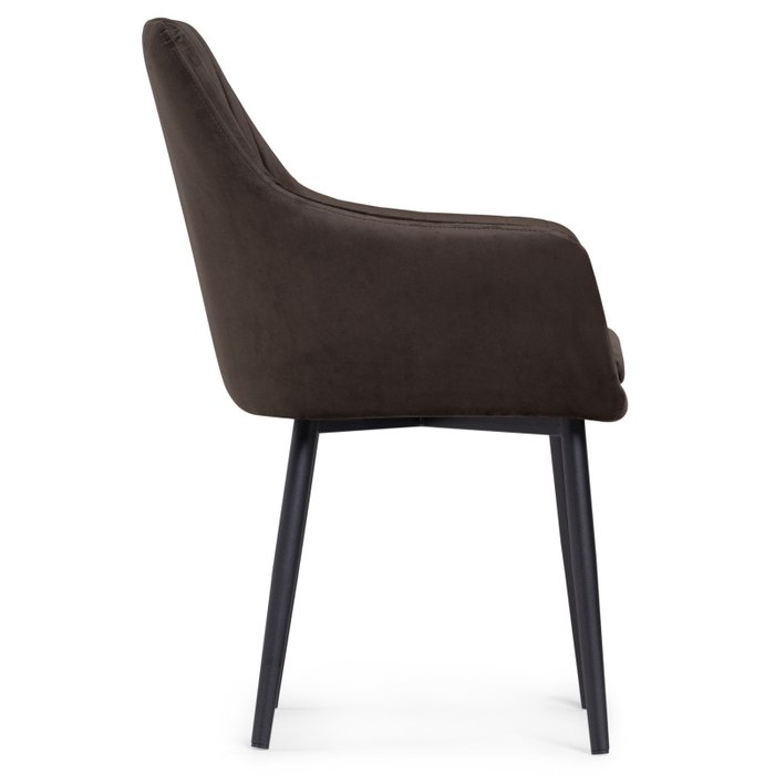 Стул Райнер темно-коричневого цвета - лучшие Обеденные стулья в INMYROOM