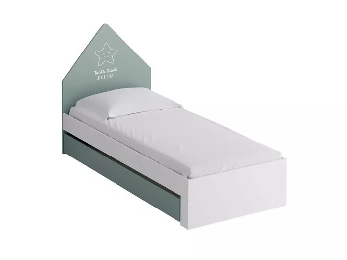 Кровать Campi light цвета мусон 90х200 - купить Одноярусные кроватки по цене 20100.0