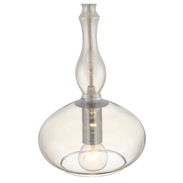 Подвесной светильник  Biorno с янтарным плафоном - лучшие Подвесные светильники в INMYROOM