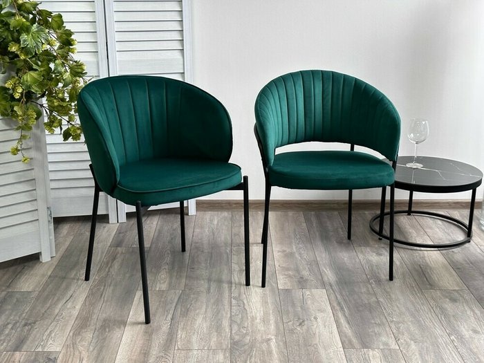 Стул Just изумрудного цвета - лучшие Обеденные стулья в INMYROOM