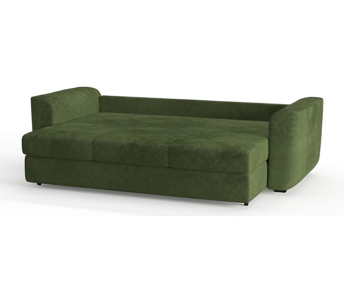 Диван-кровать Салтфорд в обивке из велюра зеленого цвета - лучшие Прямые диваны в INMYROOM